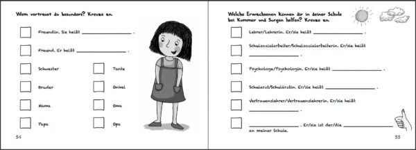 Stark gegen Gewalt - Selbstbewusst eskalierende Konflikte erkennen und Gewalt kindgerecht stoppen (Innenansicht)